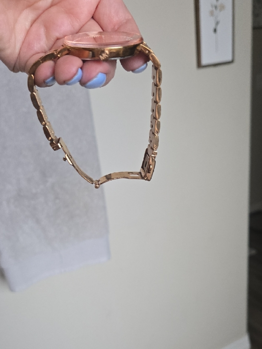Michael Kors Rose Gold Tone Round Dial Bracelet Watch, Has Box & Extra Links - Picture 4 of 10
